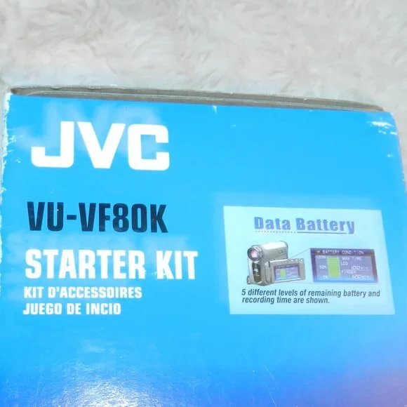 JVC STARTER KIT JVC VU-VF80K CARRY CASE, STRAP, BATTERY PACK, Mini DV tape - Picture 9 of 16